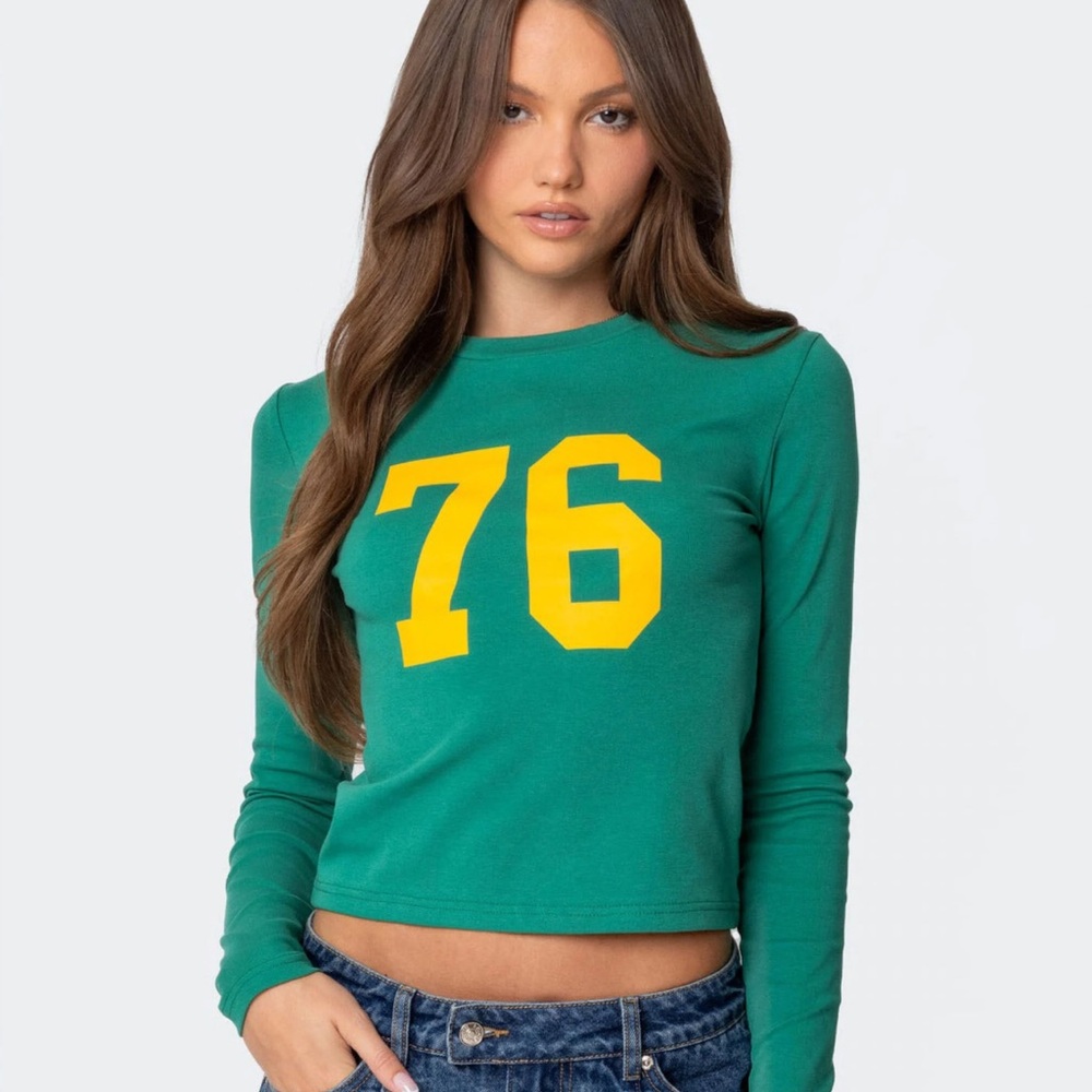 Edikted 76 Long Sleeve T-Shirt Brand New